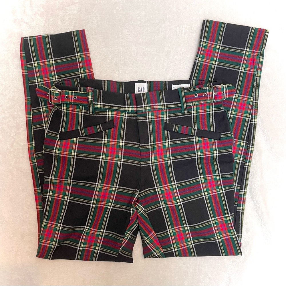 GAP Tartan Plaid Pants - Red and Green